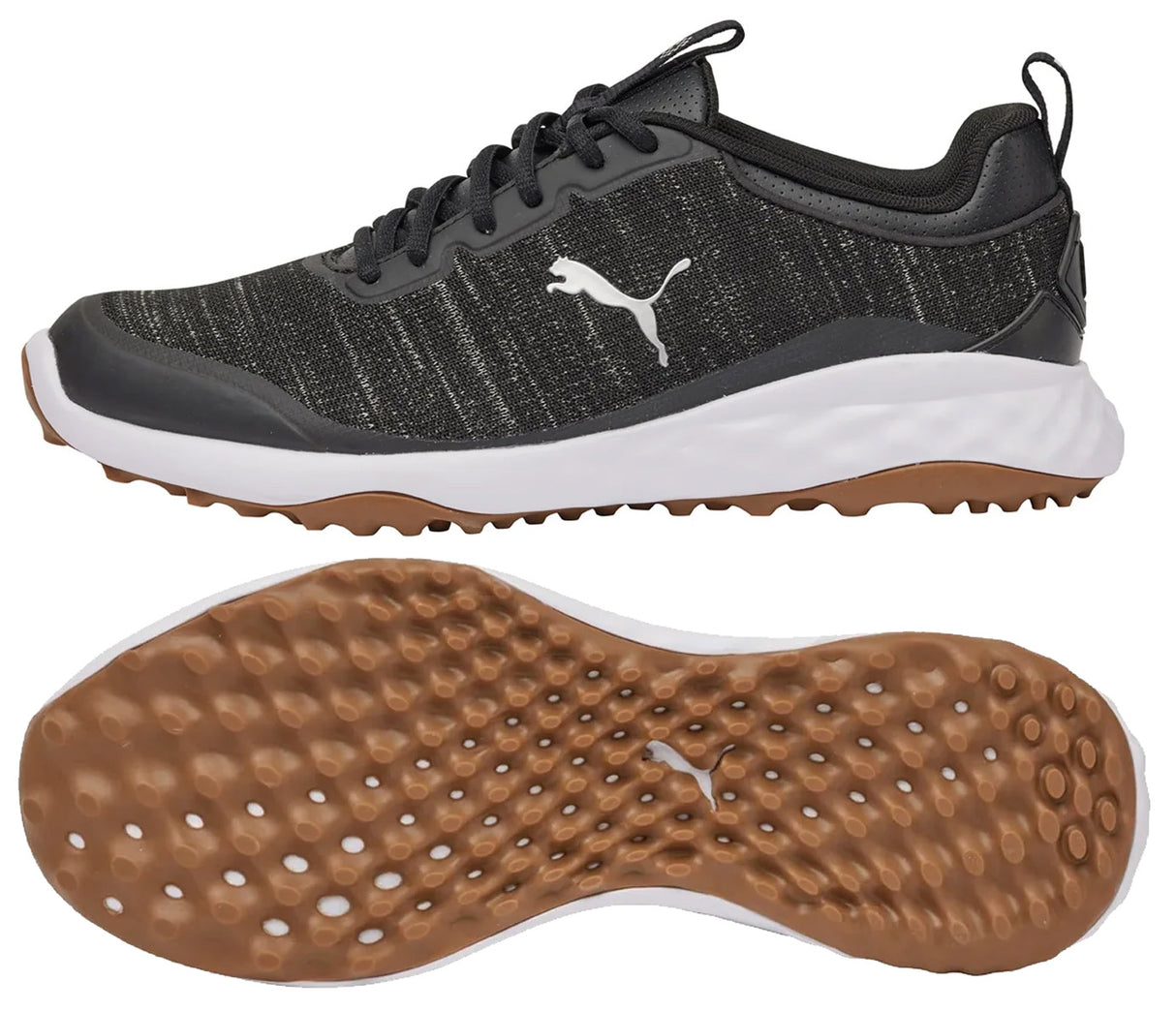 Puma Fusion Pro Spikeless Golf Shoes - Black