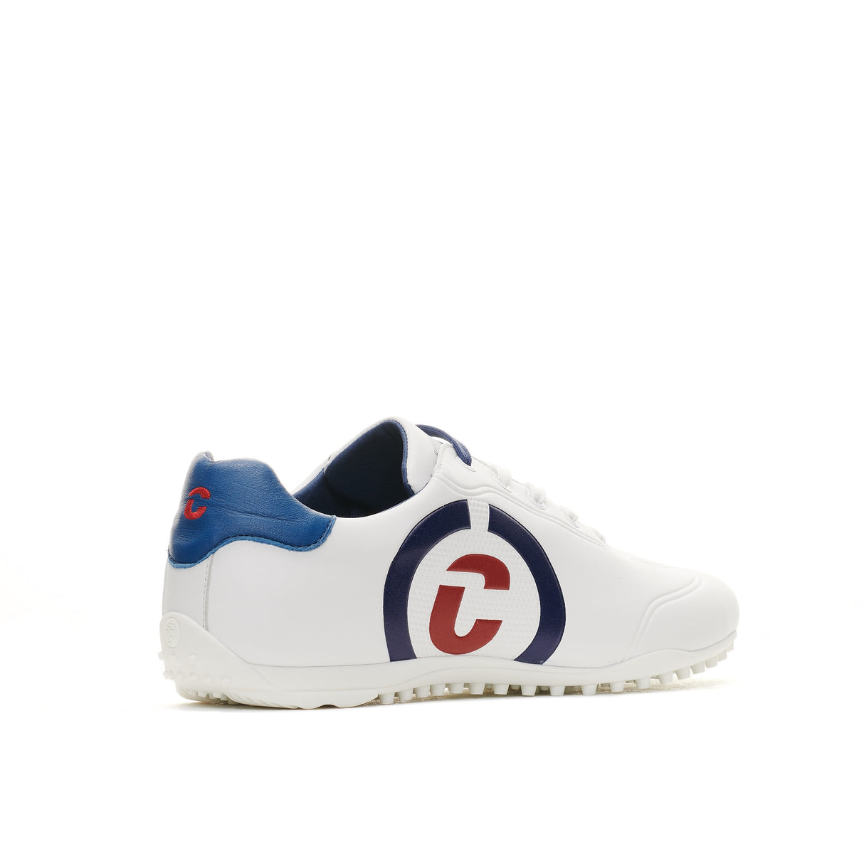 Duca Del Cosma Kingscup Premium Spikeless Golf Shoes - White - Handmade in šµš¹