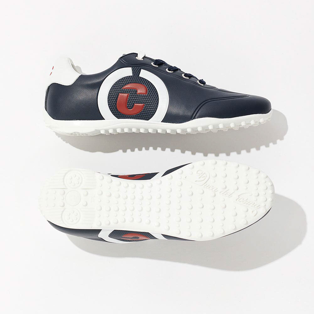 Duca Del Cosma Kingscup Premium Spikeless Golf Shoes - Navy - Handmade in 🇵🇹