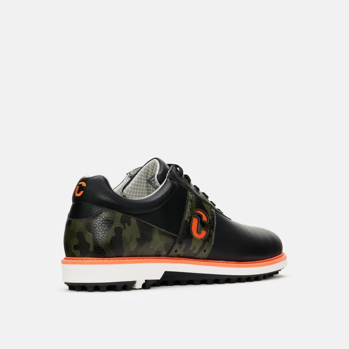 Duca Del Cosma Joost Luiten JL Premium Spikeless Golf Shoes - Black / Camo - Handmade in 🇵🇹