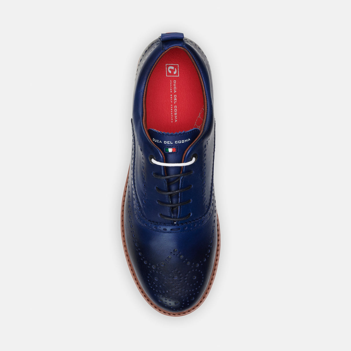 Duca Del Cosma Churchill Premium Spikeless Golf Shoes - Blue - Handmade in 🇵🇹