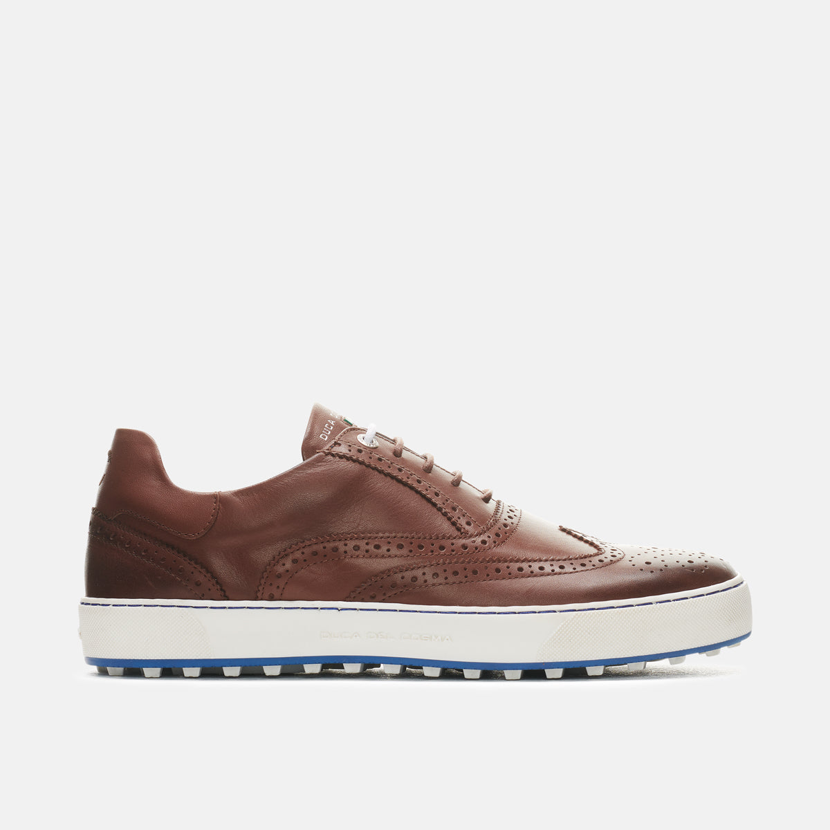 Duca Del Cosma Regent Premium Spikeless Golf Shoes - Cognac - Handmade in šµš¹