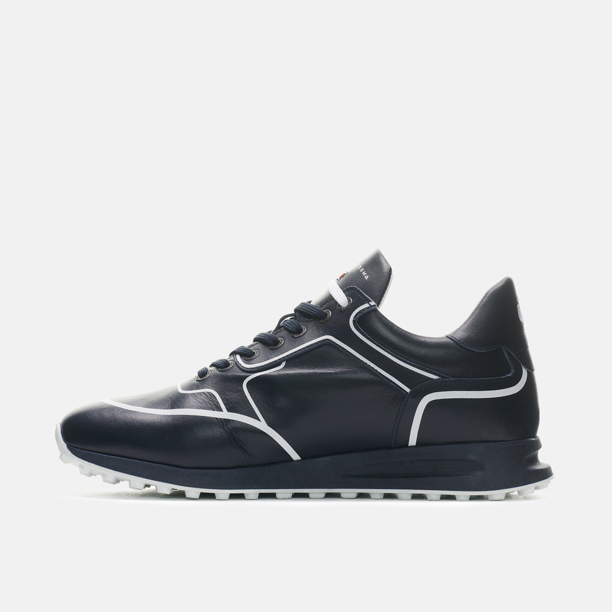 Duca Del Cosma Flyer Premium Spikeless Golf Shoes - Navy / White - Handmade in šµš¹