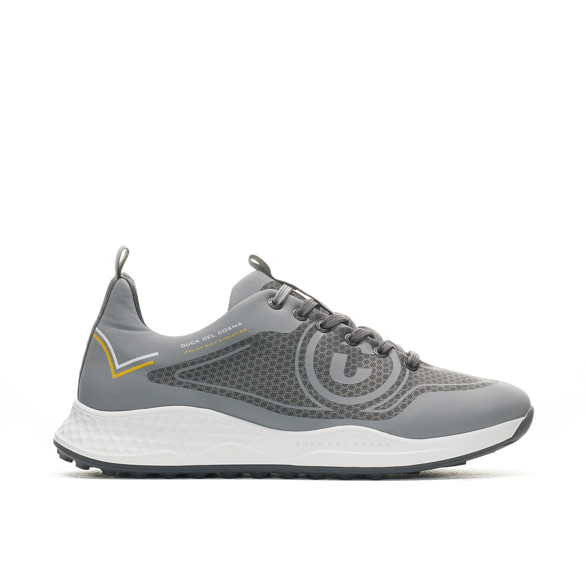 Duca Del Cosma Tomcat Spikeless Golf Shoes - Grey - Showerproof - Handmade in 🇵🇹
