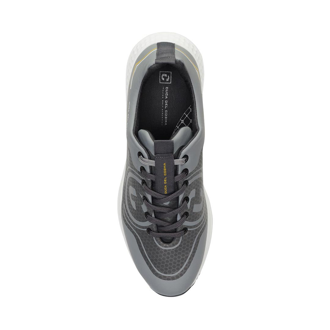 Duca Del Cosma Tomcat Spikeless Golf Shoes - Grey - Showerproof - Handmade in 🇵🇹