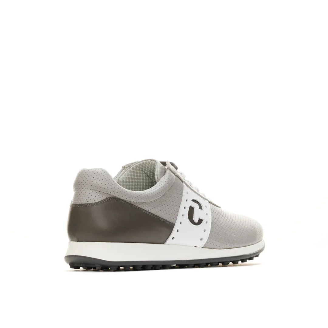 Duca Del Cosma Belair Premium Spikeless Golf Shoes - Grey / Dark Grey - Handmade in 🇵🇹