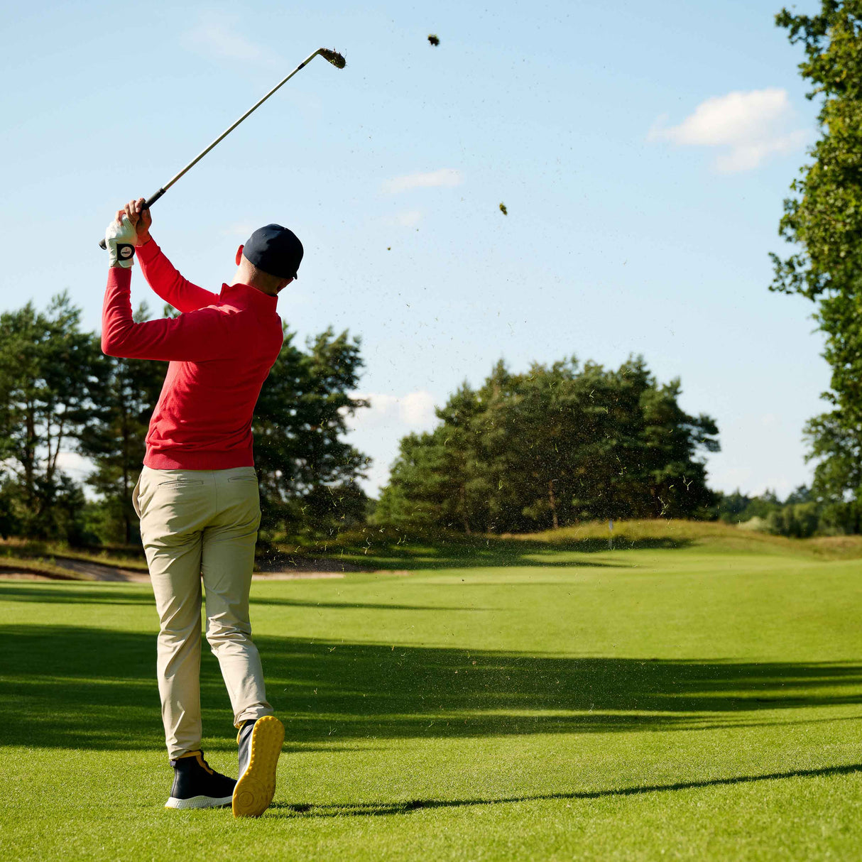 Duca Del Cosma Bologna BOA Premium Spikeless Golf Shoes Winter Boots - Navy - Handmade in 🇵🇹