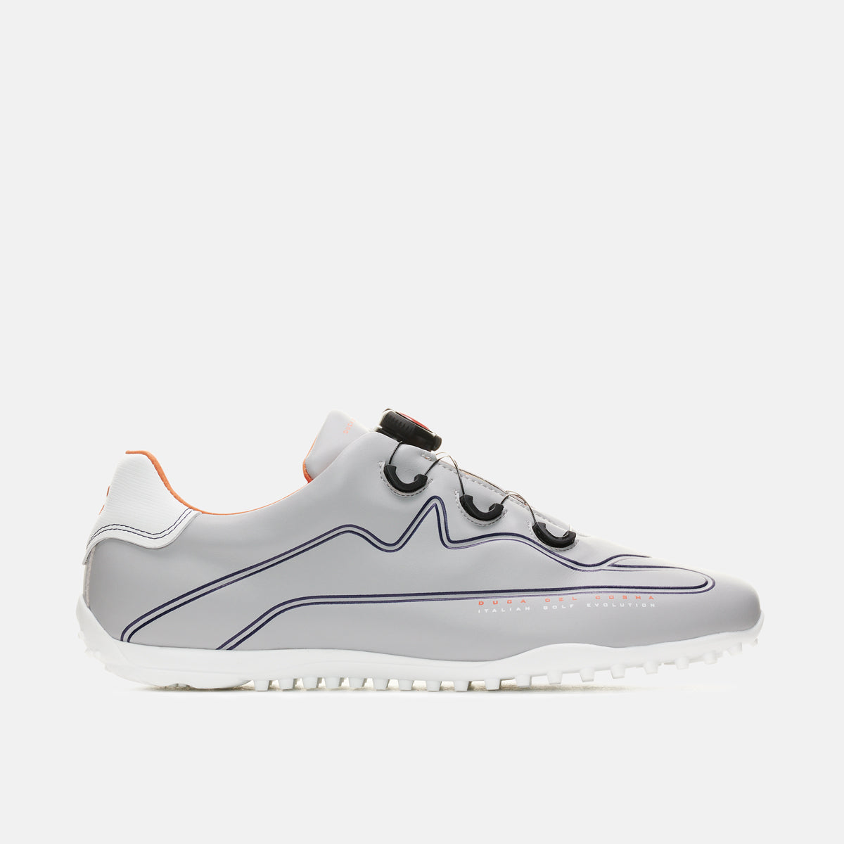 Duca Del Cosma Navarino BOA Premium Spikeless Golf Shoes - Grey - Handmade in šµš¹