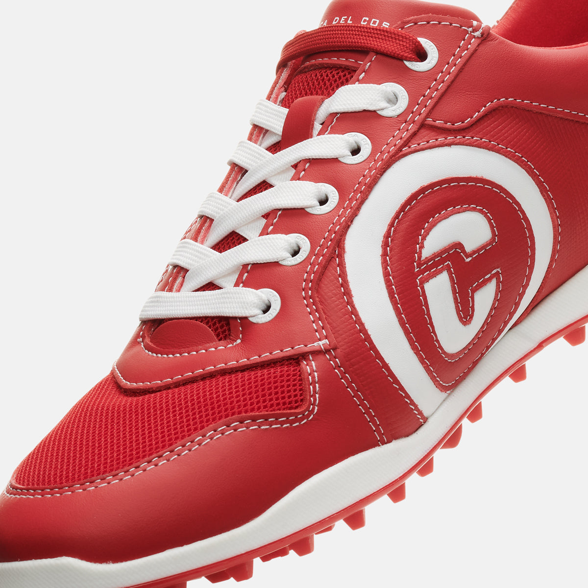 Duca Del Cosma Kuba 2.0 Premium Spikeless Golf Shoes - Red - Handmade in 🇵🇹