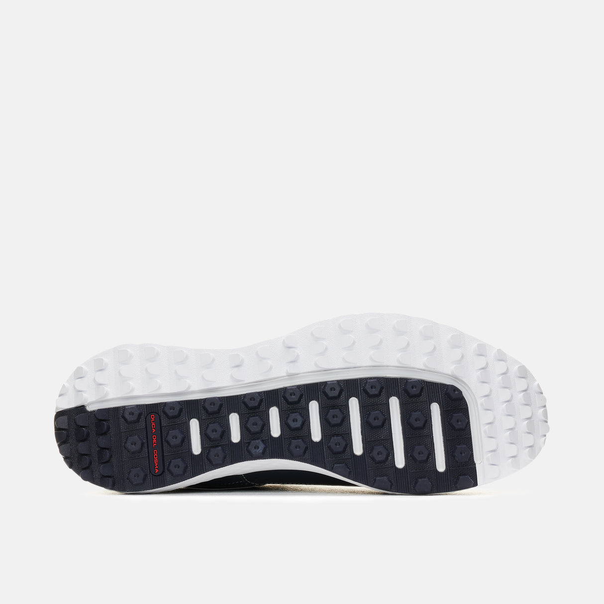 Duca Del Cosma Girona Premium Spikeless Golf Shoes - Navy / Red - Handmade in 🇵🇹