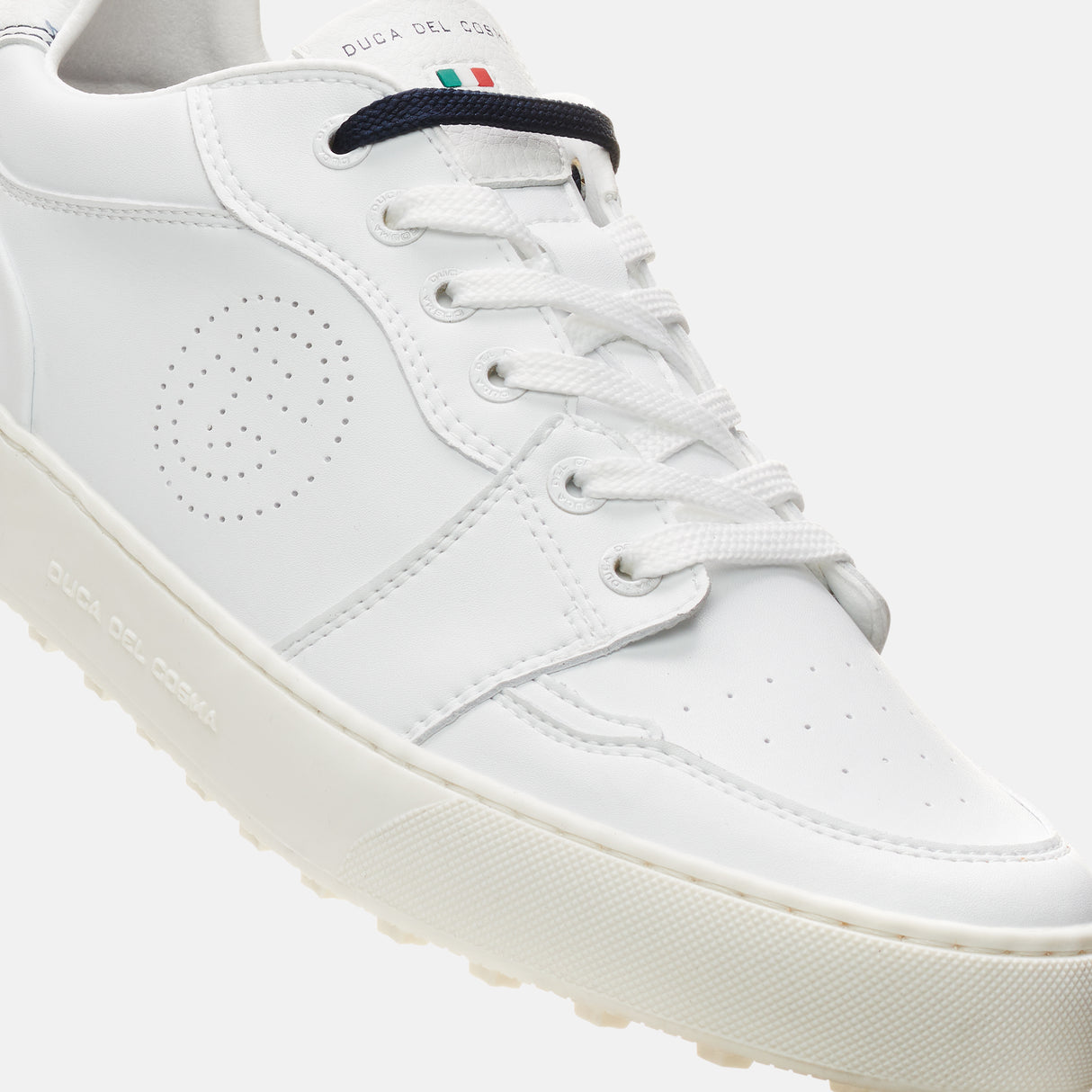 Duca Del Cosma Giordano Premium Spikeless Golf Shoes - White - Handmade in 🇵🇹
