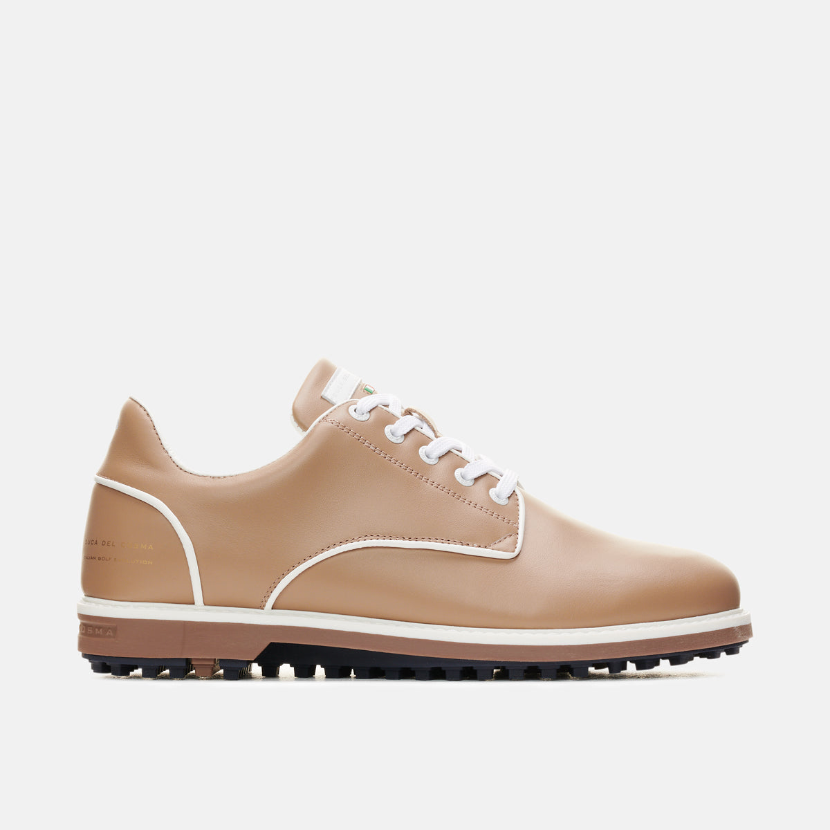 Duca Del Cosma Elpaso Premium Spikeless Golf Shoes - Taupe - Handmade in 🇵🇹