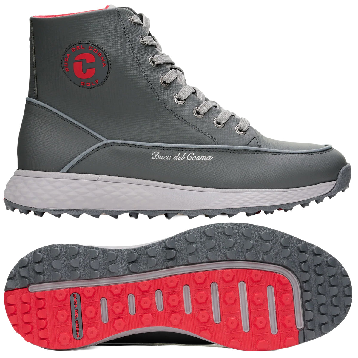 Duca Del Prato Spikeless Winter Golf Boots Shoes - SAMPLE - Dark Grey