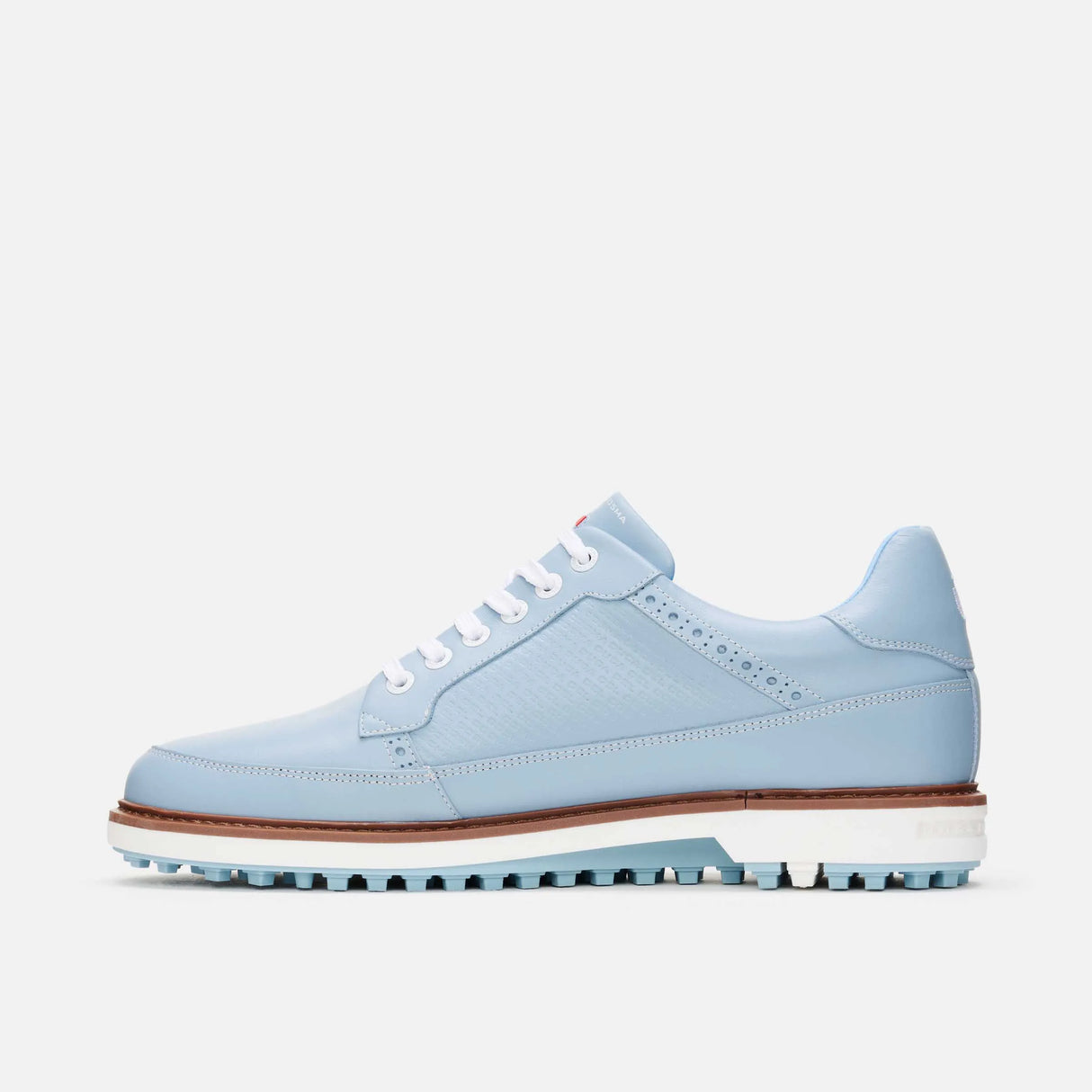 Duca Del Cosma Davinci Leggero Premium Spikeless Golf Shoes - Light Blue - Handmade in 🇵🇹