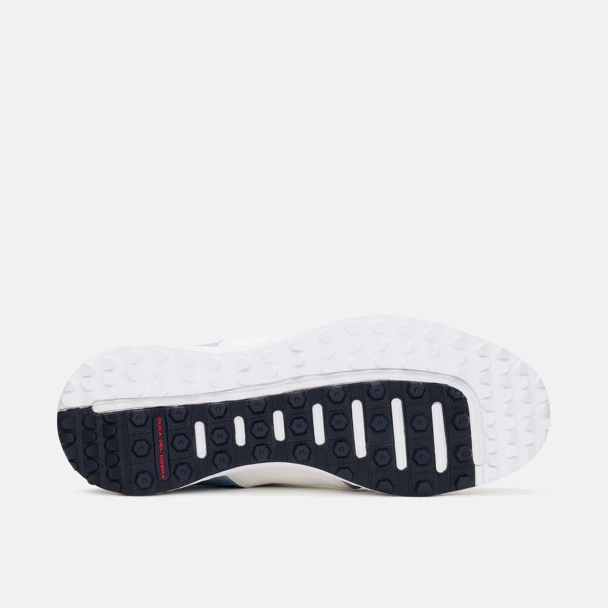 Duca Del Cosma Positano Premium Spikeless Golf Shoes - White / Blue - Handmade in 🇵🇹
