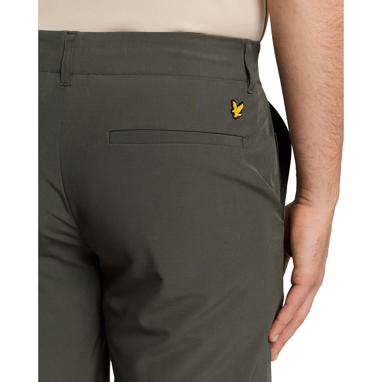 Lyle & Scott 5 Pocket Premium Tech Golf Shorts - Granite Grey