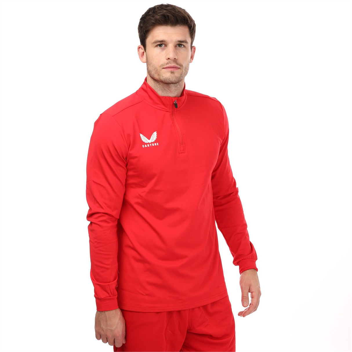 Castore Golf 1/4 Zip Pullover - Bright Red