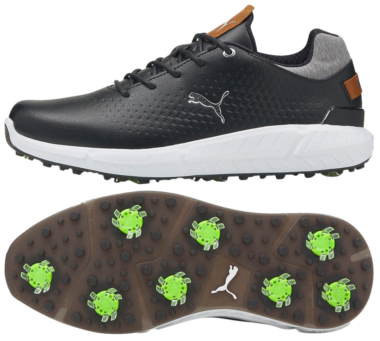 Puma Ignite Articulate Leather Golf Shoes - Puma Black
