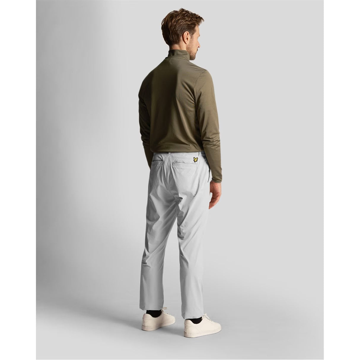 Lyle & Scott Golf Tech Stretch Golf Trousers - Pebble Light Grey