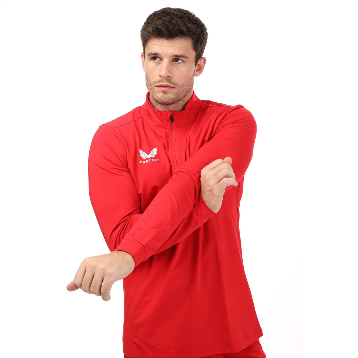 Castore Golf 1/4 Zip Pullover - Bright Red