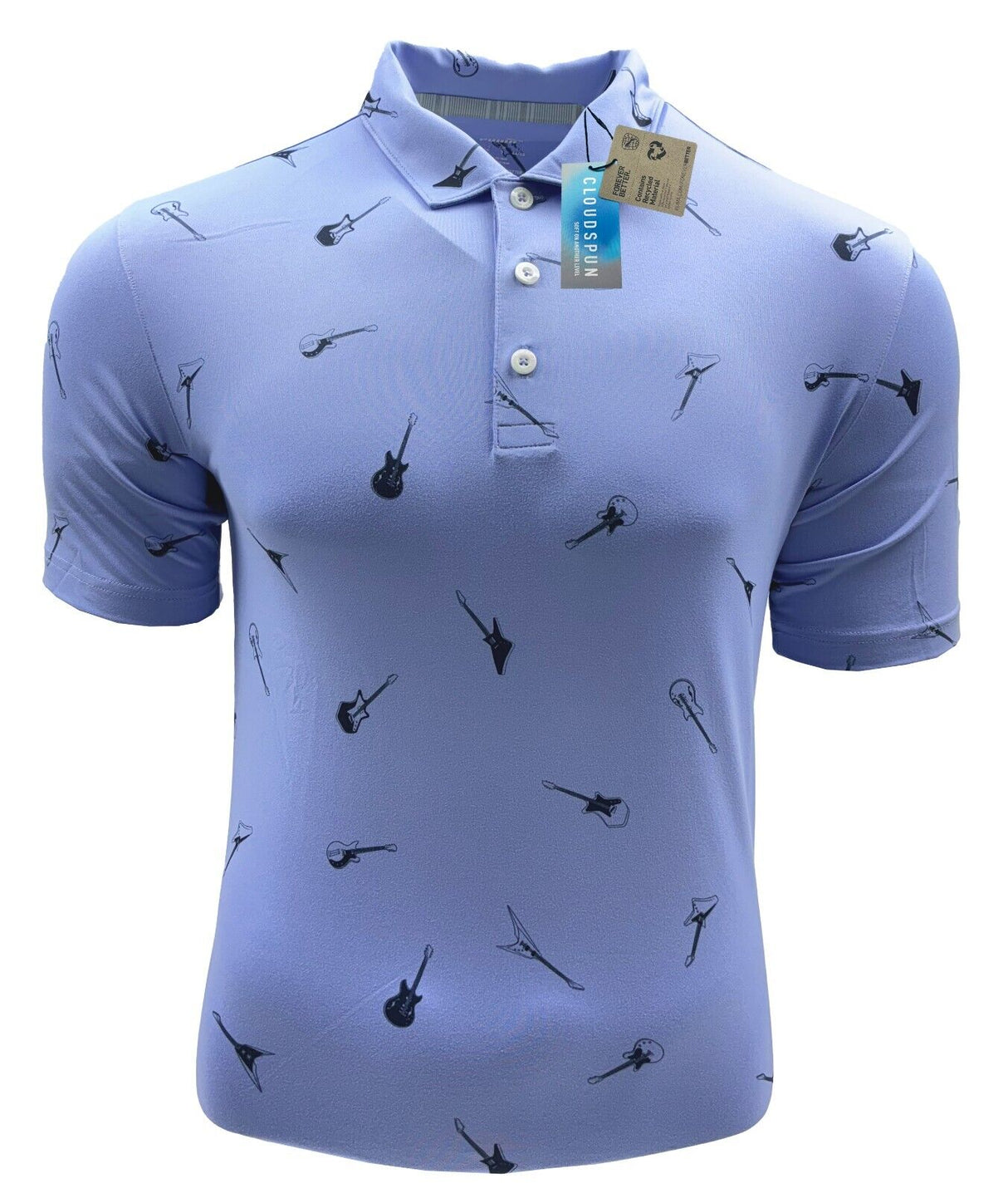 Puma Chords Guitar Print Golf Polo Shirt