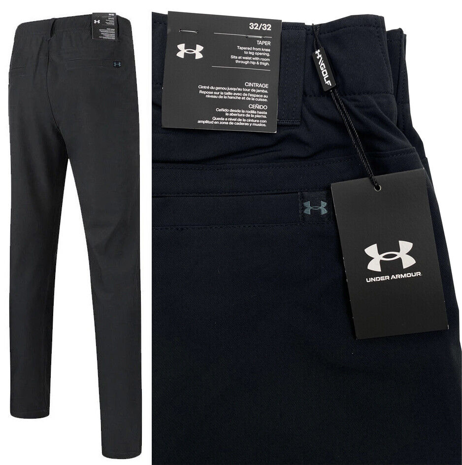 Under Armour EU Tech Tapered Golf Trousers - Black