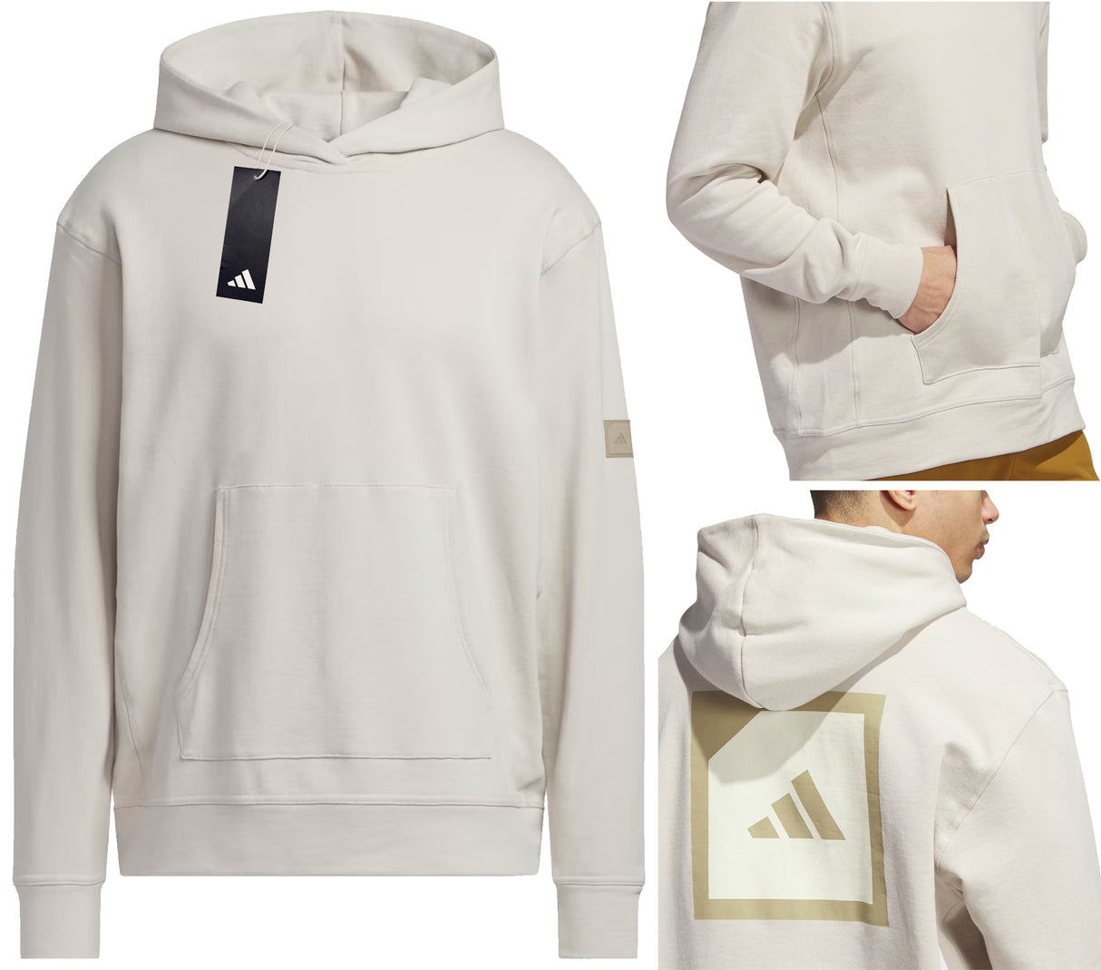 Adidas Adicross Golf Hoodie - Light Beige - Limited Edition
