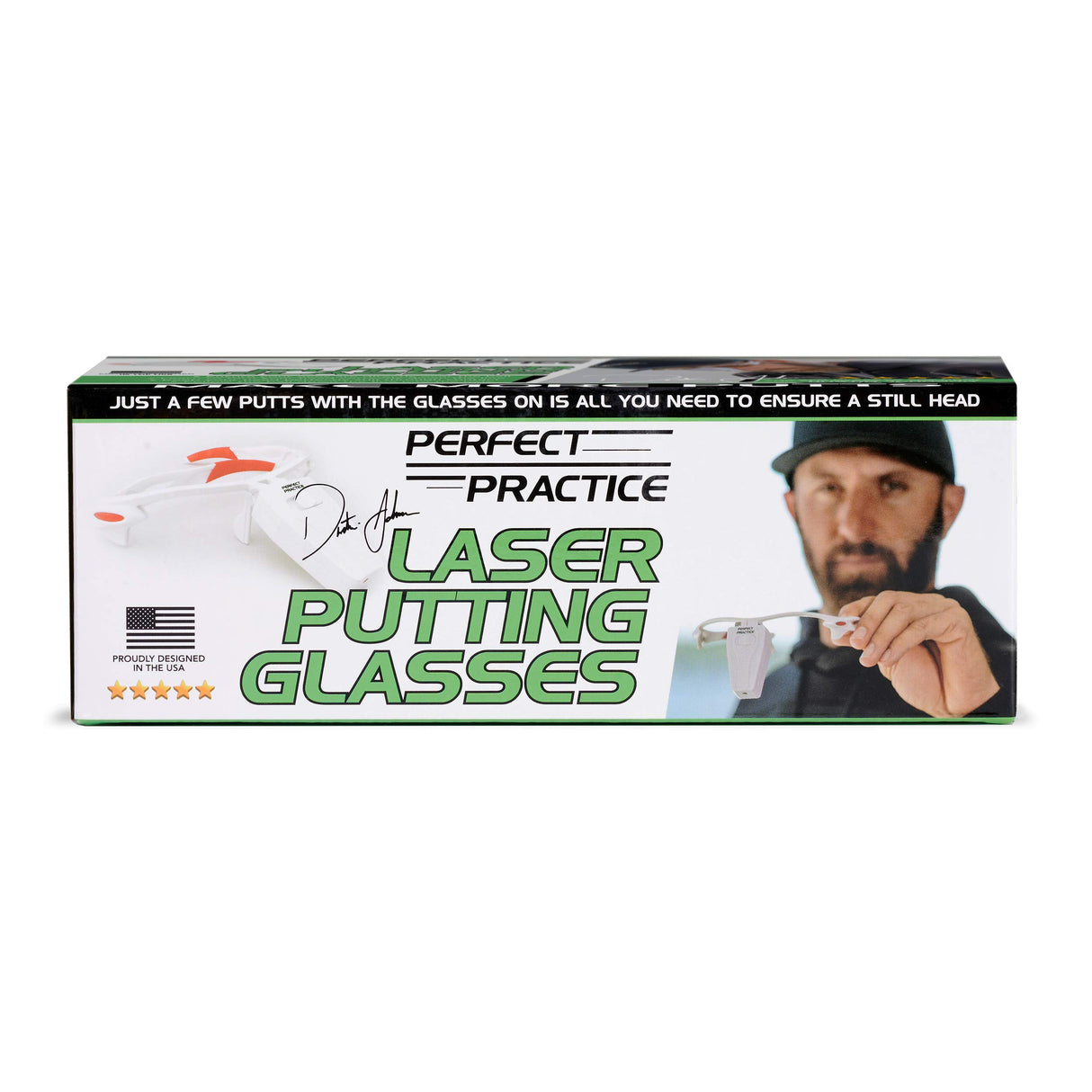Perfect Practice Golf Laser Putting Glasses - As Used By Dustin Johnson