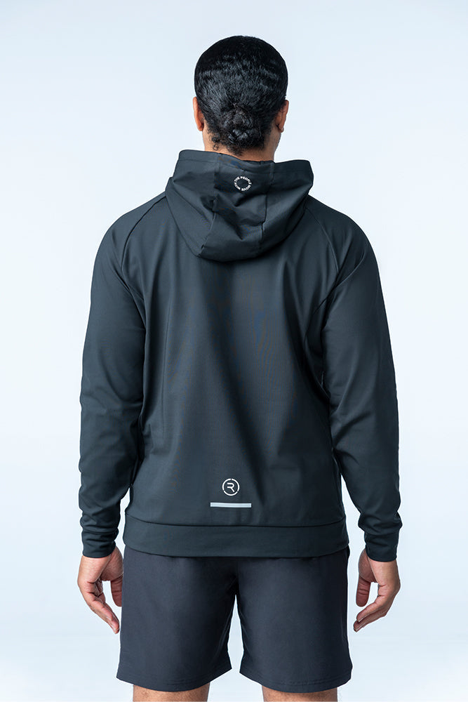Reflo Aydar Recycled Performance Golf Hoodie - Black