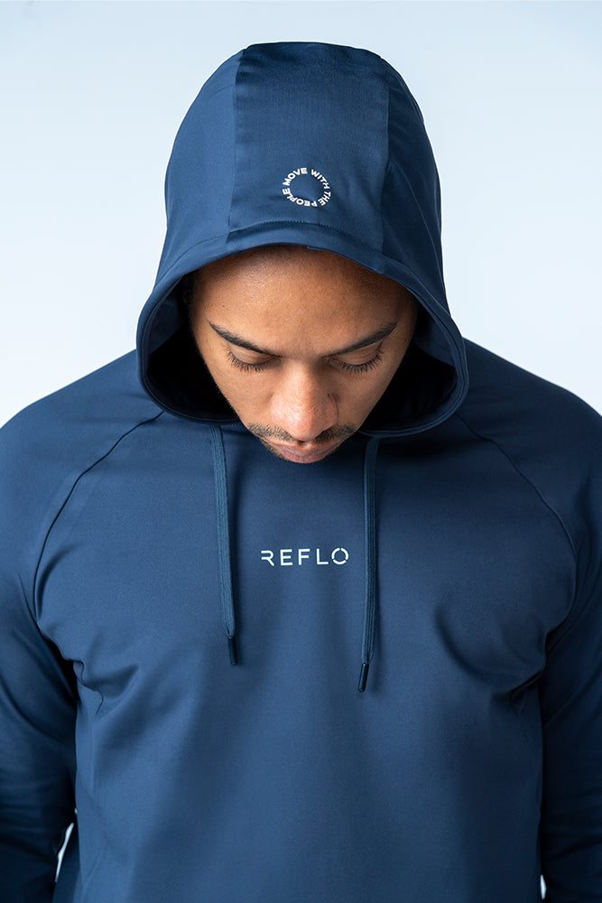 Reflo Aydar Recycled Performance Golf Hoodie - Navy