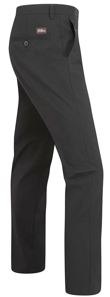 Oscar Jacobson Dave Straight Fit Trousers - Black