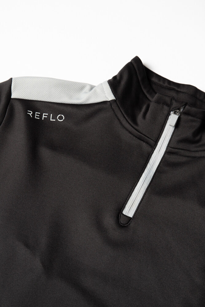 Reflo Barents 1/4 Zip Tech Golf Midlayer - Black