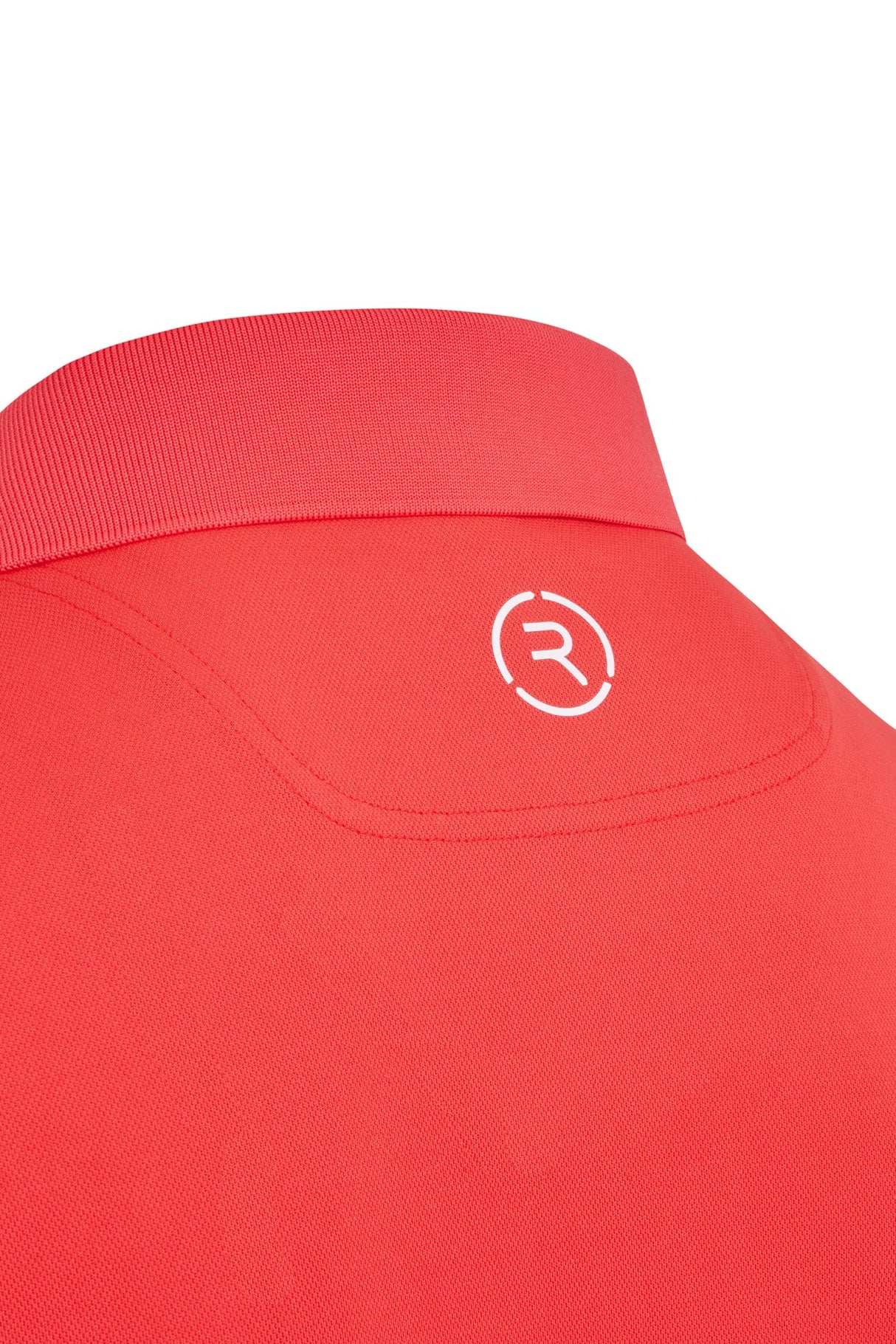 Reflo Bohai Recycled Performance Golf Polo Shirt - Coral Red