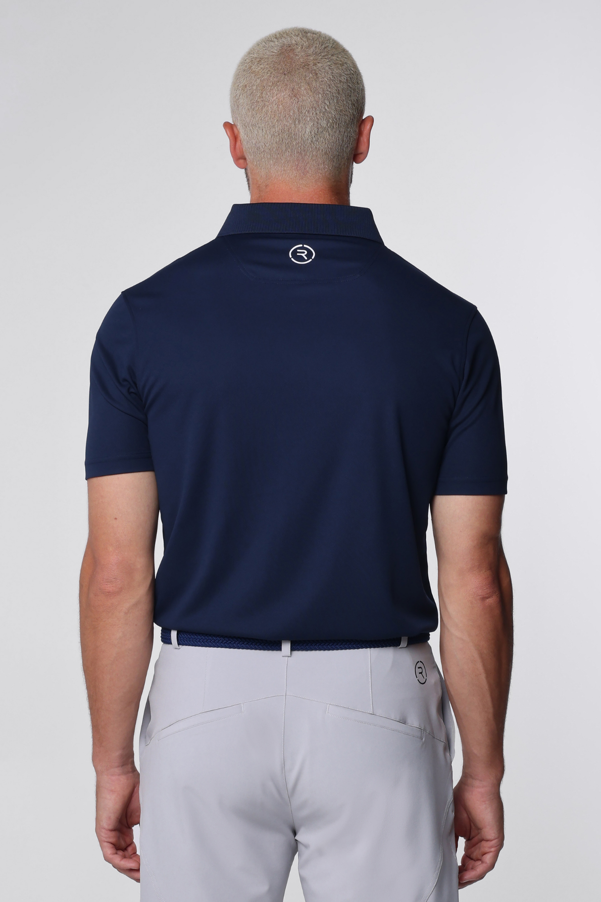 Reflo Bohai Recycled Performance Golf Polo Shirt - True Navy