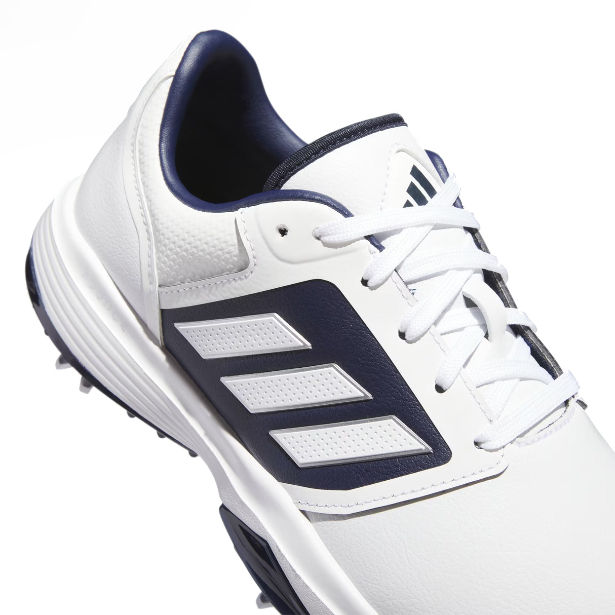 Adidas Bounce 3.0 Golf Shoes - Wide Fit - White / Navy