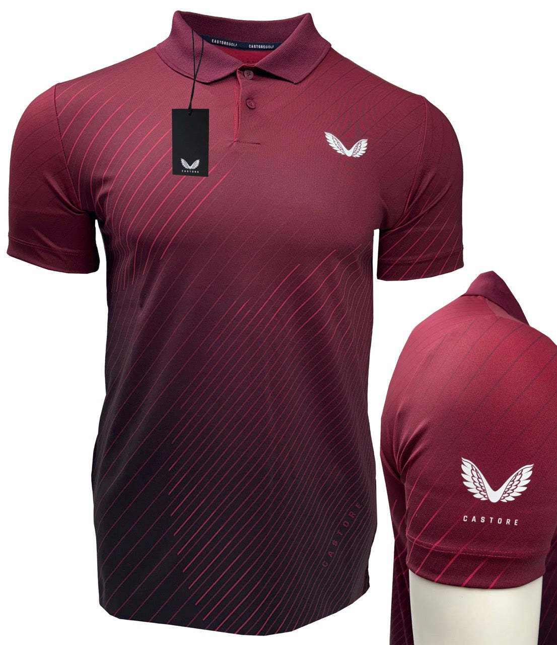 Castore Golf Geo Graphic Tour Polo Shirt