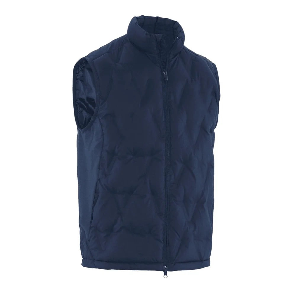 Callaway Chev Quilted Swing Tech Full Zip Golf Vest - Navy