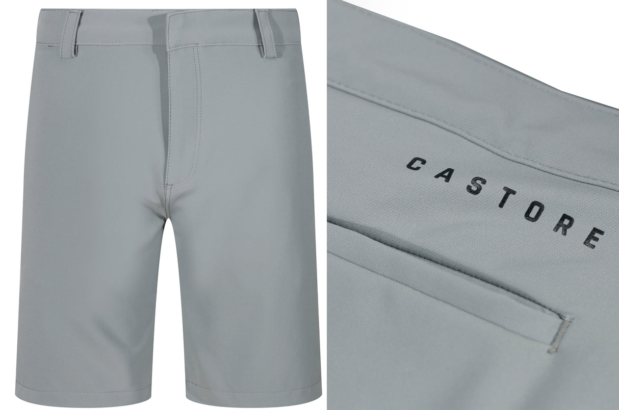 Castore Nevis Tech Performance Golf Shorts - 8.5" Inseam - Grey