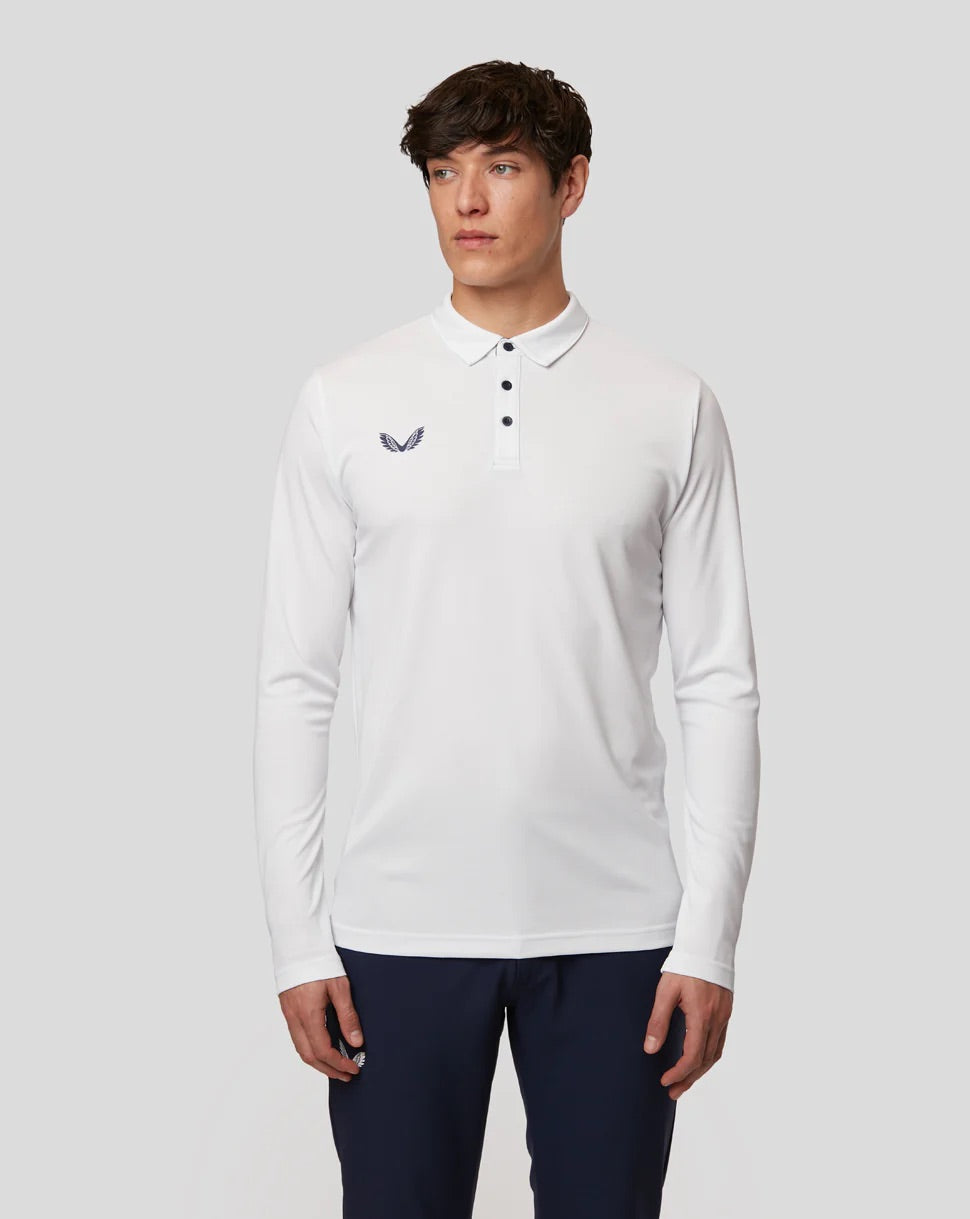 Castore Performance Golf Polo Shirt - Long Sleeve - Recycled Polyester