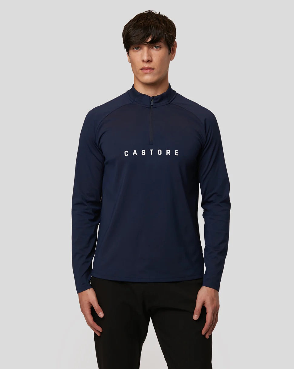 Castore Golf Vita 1/4 Zip Mid Layer - Peacoat Navy