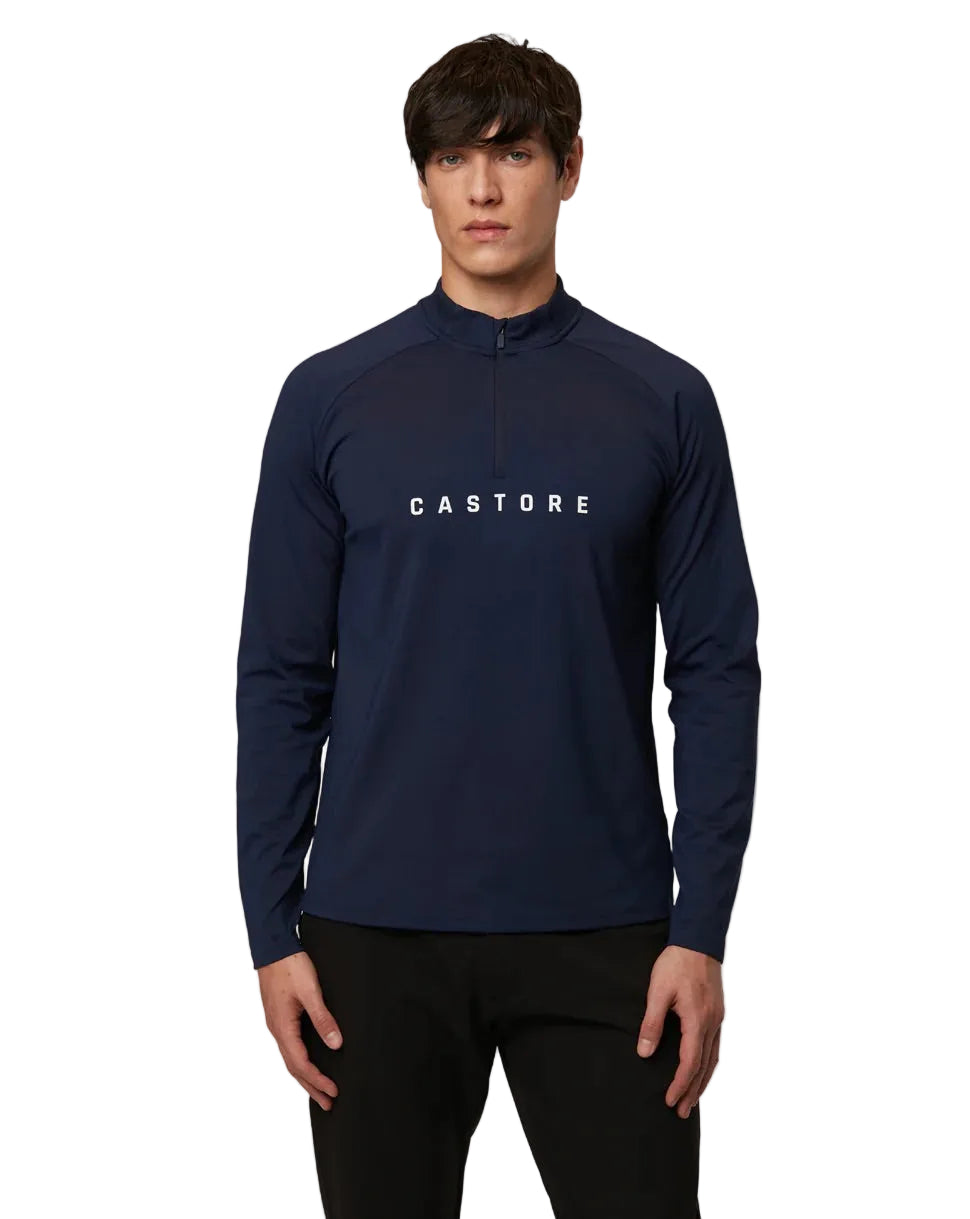 Castore Golf Vita 1/4 Zip Mid Layer - Peacoat Navy