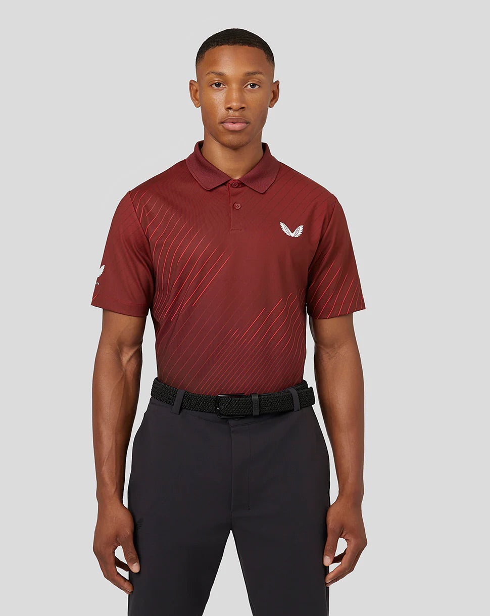 Castore Golf Geo Graphic Tour Polo Shirt