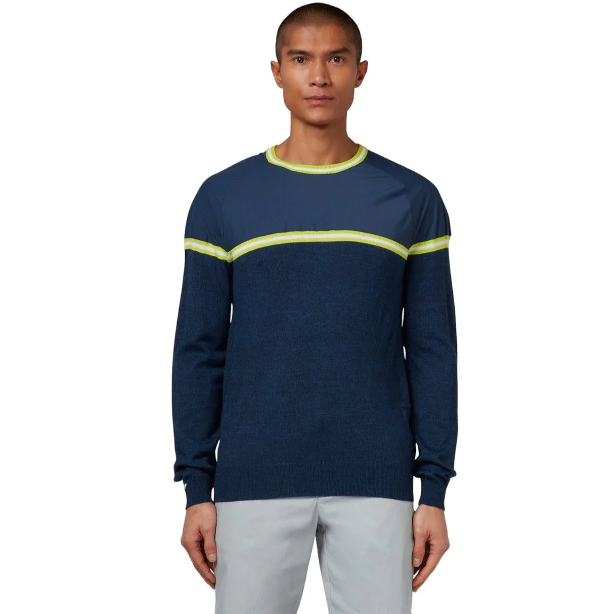 Callaway Golf X-Series Mixed Media Midlayer - Dress Blue Heather