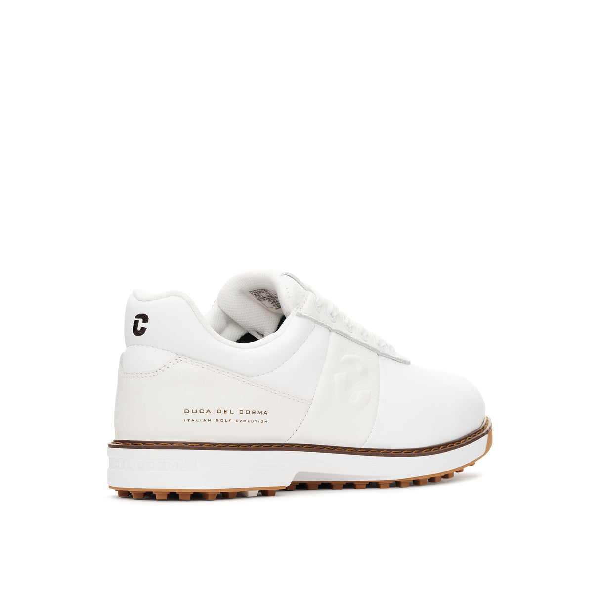 Duca Del Cosma Bosco Premium Spikeless Golf Shoes - White