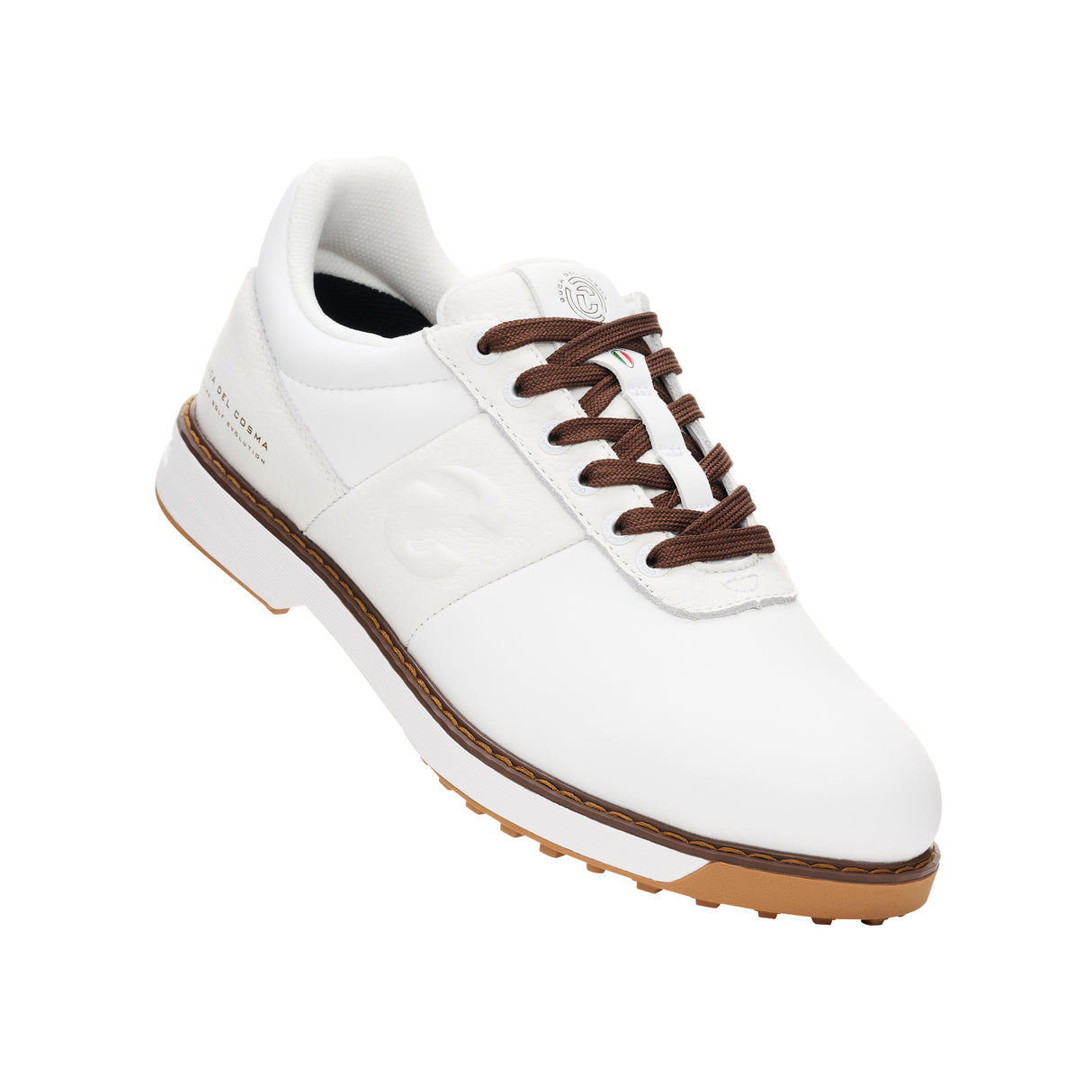 Duca Del Cosma Bosco Premium Spikeless Golf Shoes - White