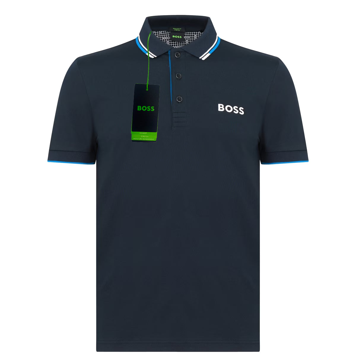 BOSS Paddy Pro Performance Golf Polo Shirt - Dark Navy