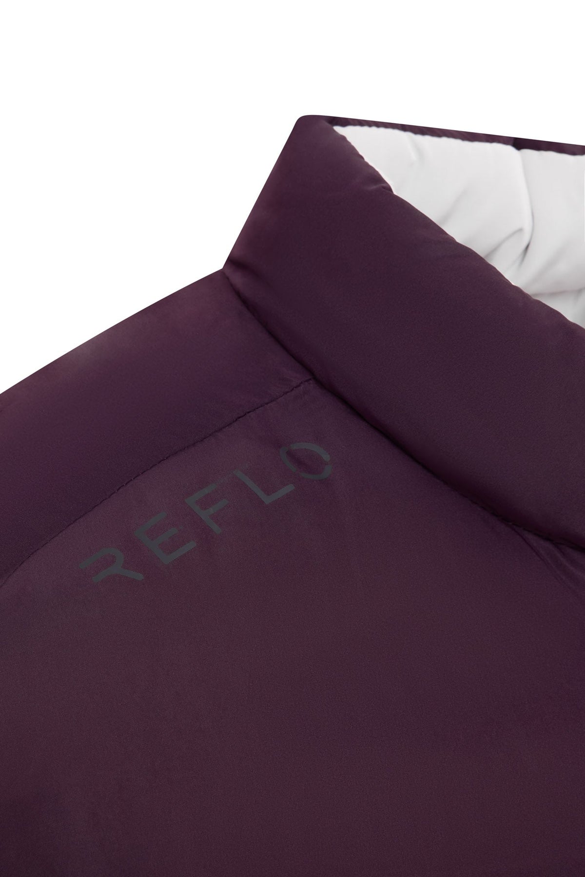 Reflo Flint Reversible Golf Gilet - Maroon / Rock Grey