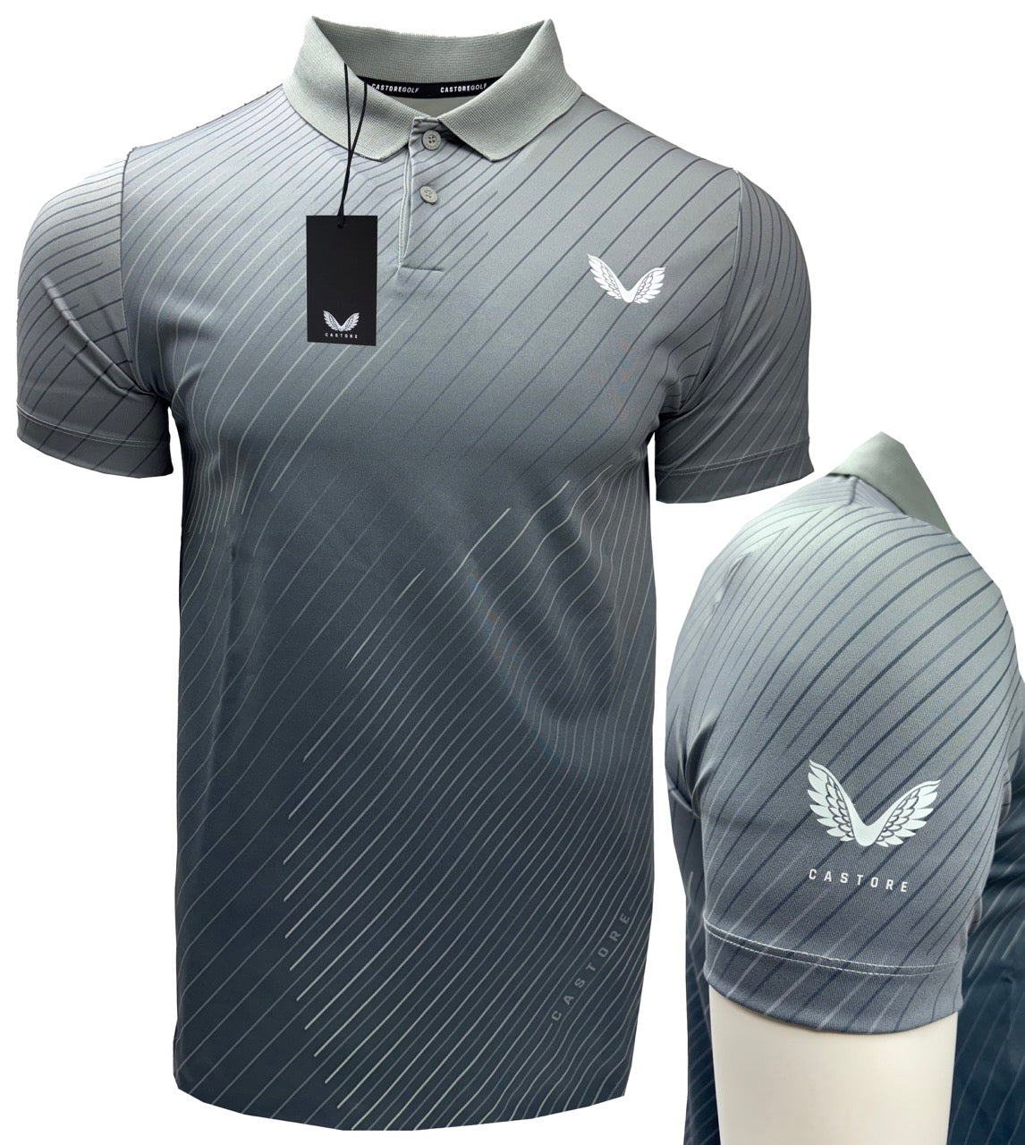 Castore Golf Geo Graphic Tour Polo Shirt
