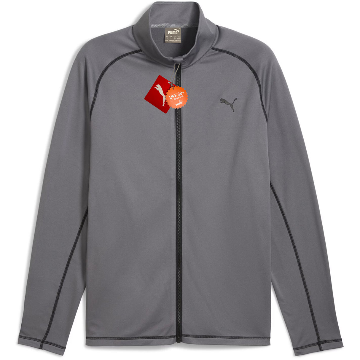 Puma Golf Fairway Full Zip Midlayer - Grey