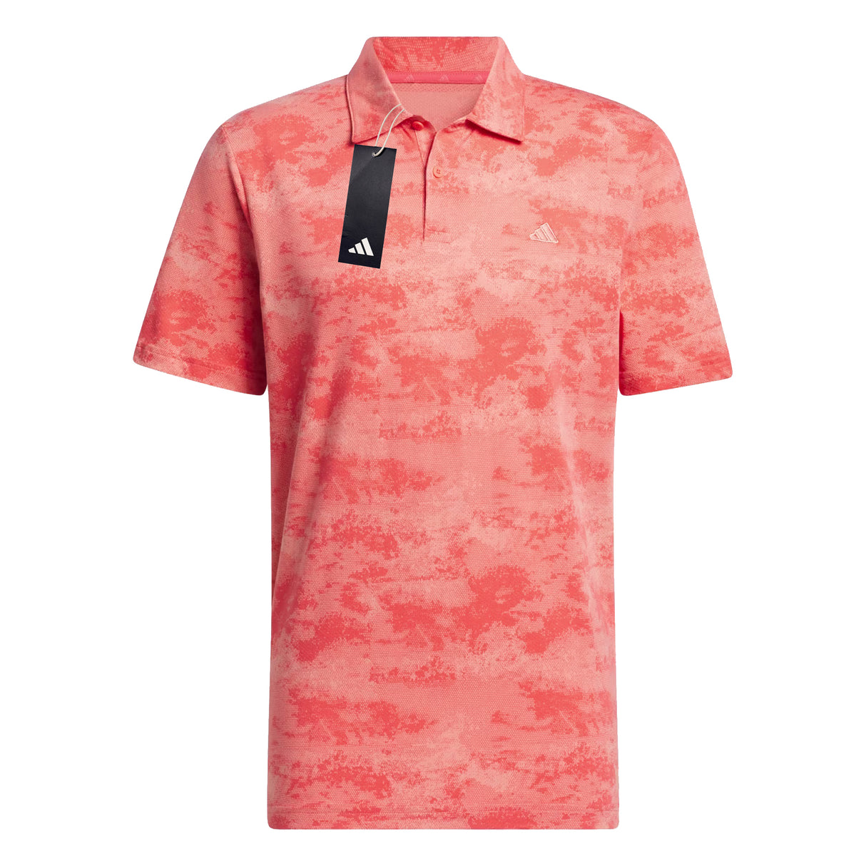 Adidas Go To Mesh Burst Print Golf Polo Shirt